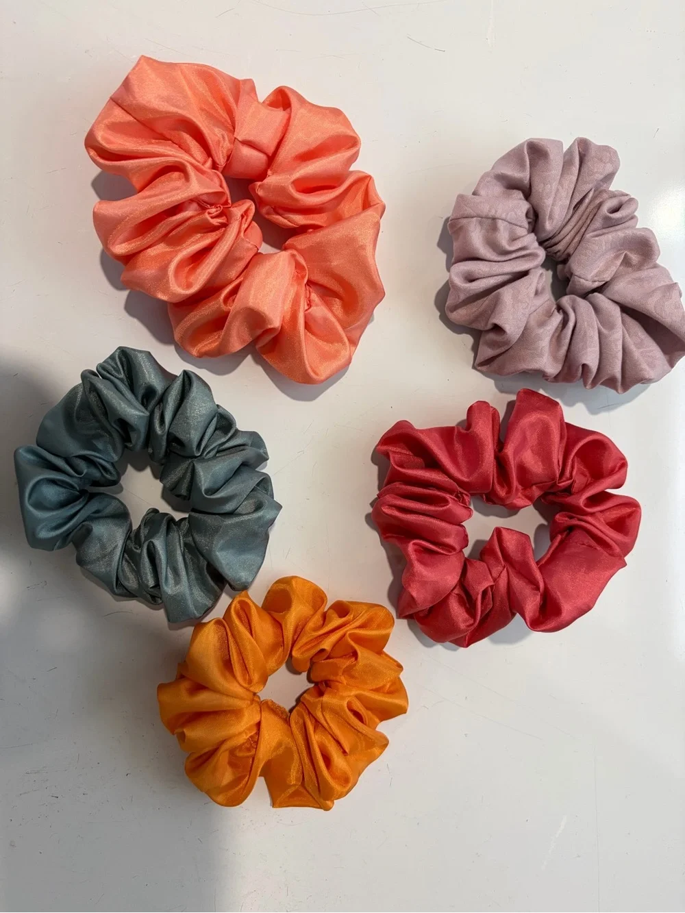 Assorted Satin Kids Scrunchies - Multicolor Pack